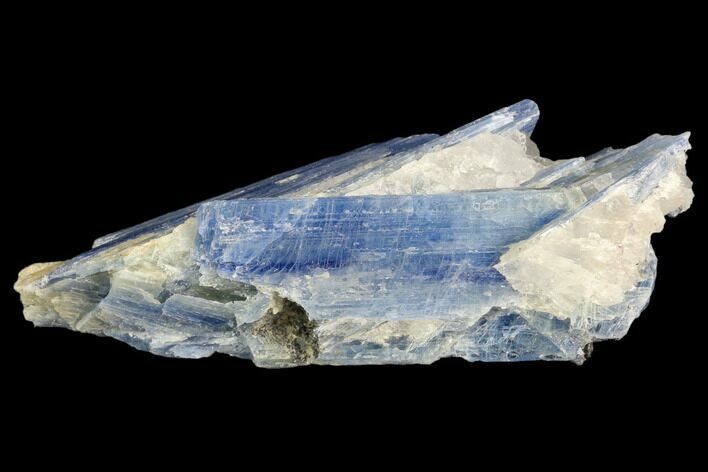 Vibrant Blue Kyanite Crystals In Quartz - Brazil #118837